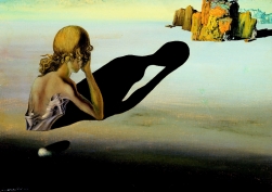 Salvador Dalí. Remorse or Sphinx Embedded in the Sand, 1931.